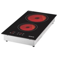 Cocina Eléctrica Infrarroja de 2 hornallas 3000W 220V QTCEI300 Quanta Quanta Products