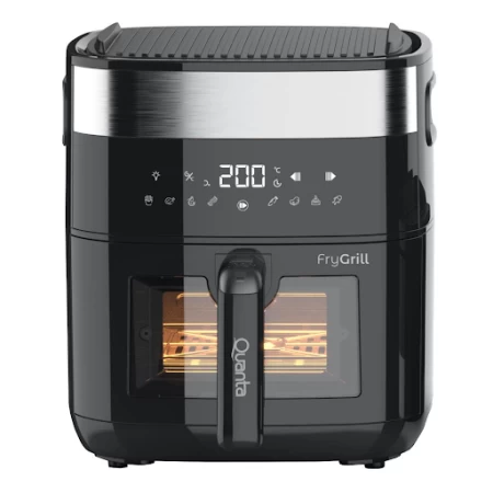 Freidora 2 en 1 Eléctrica Digital 5.5L con Grill FryGrill 220v QTFEG550 Quanta Quanta Products